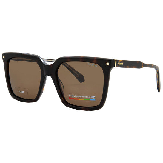 Polarized Bronze Square Ladies Sunglasses PLD4115SX 0086/SP 54