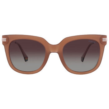 Polarized Brown Square Ladies Sunglasses
