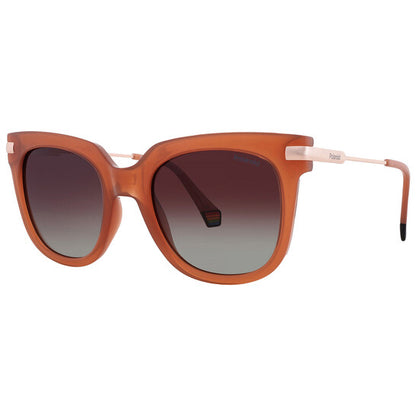 Polarized Brown Square Ladies Sunglasses