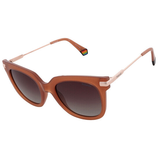 Polarized Brown Square Ladies Sunglasses