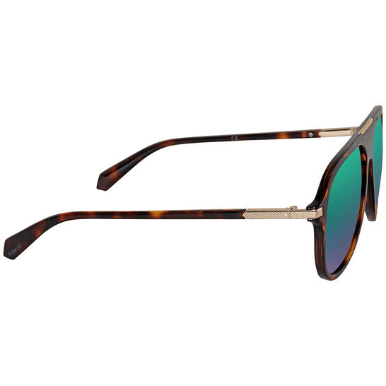Polarized Green Pilot Men's Sunglasses