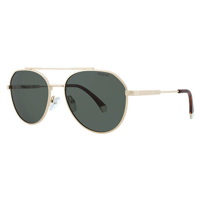 Polarized Green Pilot Men's Sunglasses