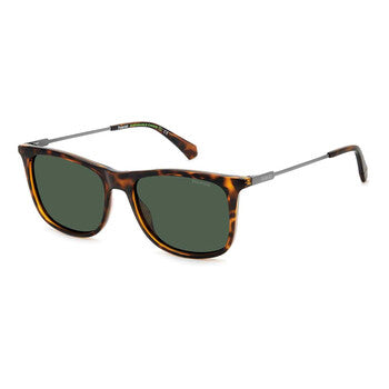 Polarized Green Square Men's Sunglasses
