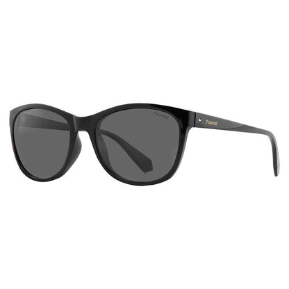 Polarized Grey Oval Ladies Sunglasses