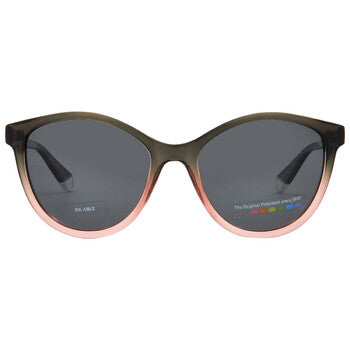 Polarized Grey Oval Ladies Sunglasses