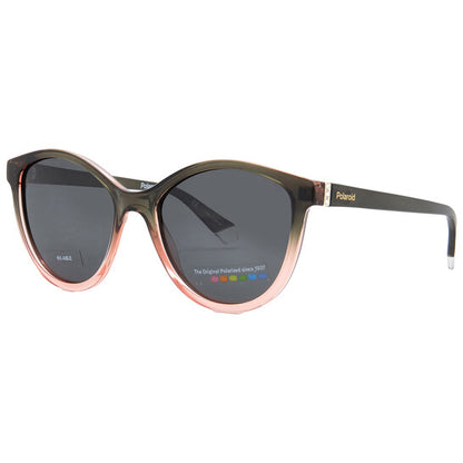 Polarized Grey Oval Ladies Sunglasses