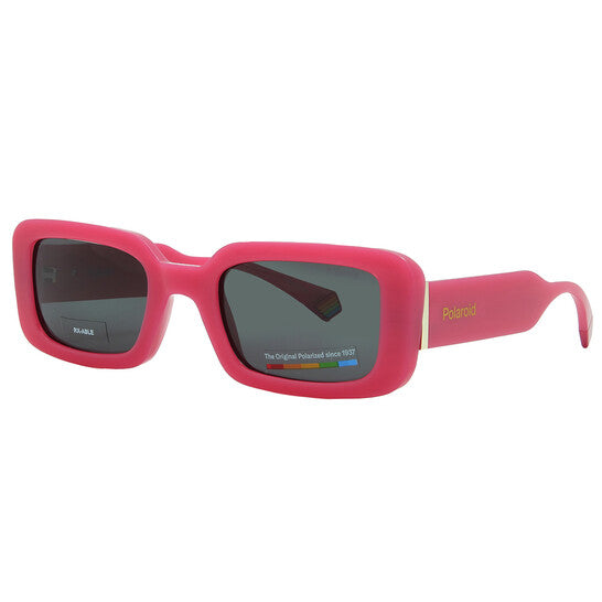Polarized Grey Rectangular Ladies Sunglasses