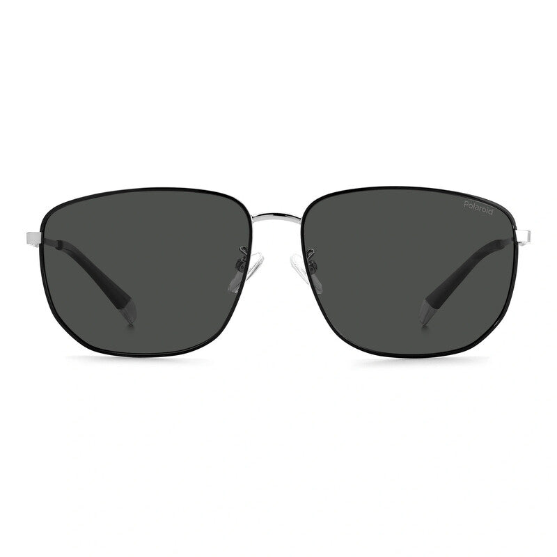 Polarized Grey Rectangular Men's Sunglasses