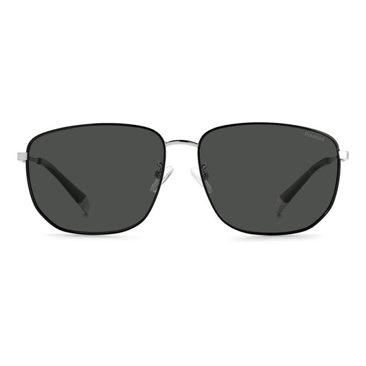 Polarized Grey Rectangular Men's Sunglasses