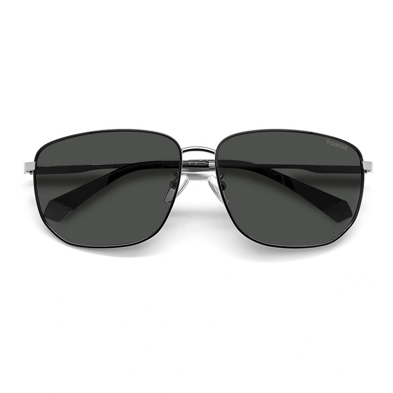 Polarized Grey Rectangular Men's Sunglasses
