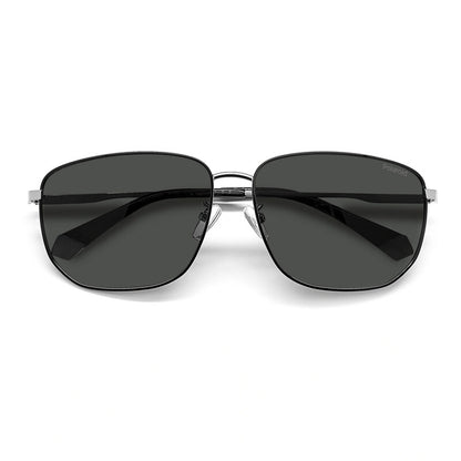 Polarized Grey Rectangular Men's Sunglasses