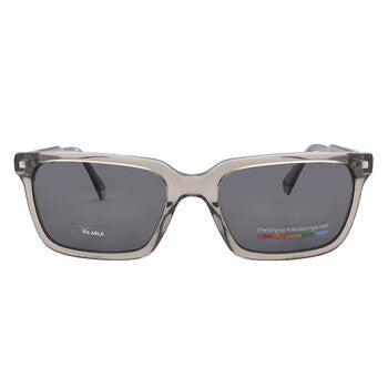 Polarized Grey Rectangular Men's Sunglasses