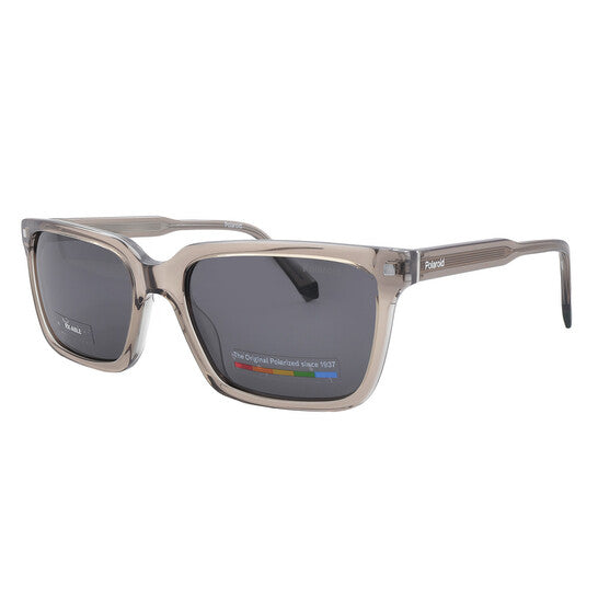 Polarized Grey Rectangular Men's Sunglasses