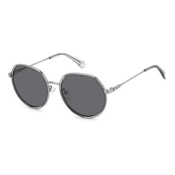 Polarized Grey Round Ladies Sunglasses