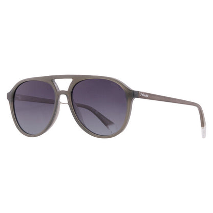 Polarized Grey Shaded Pilot Men's Sunglasses