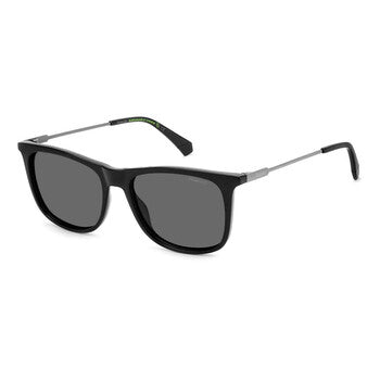 Polarized Grey Square Men's Sunglasses