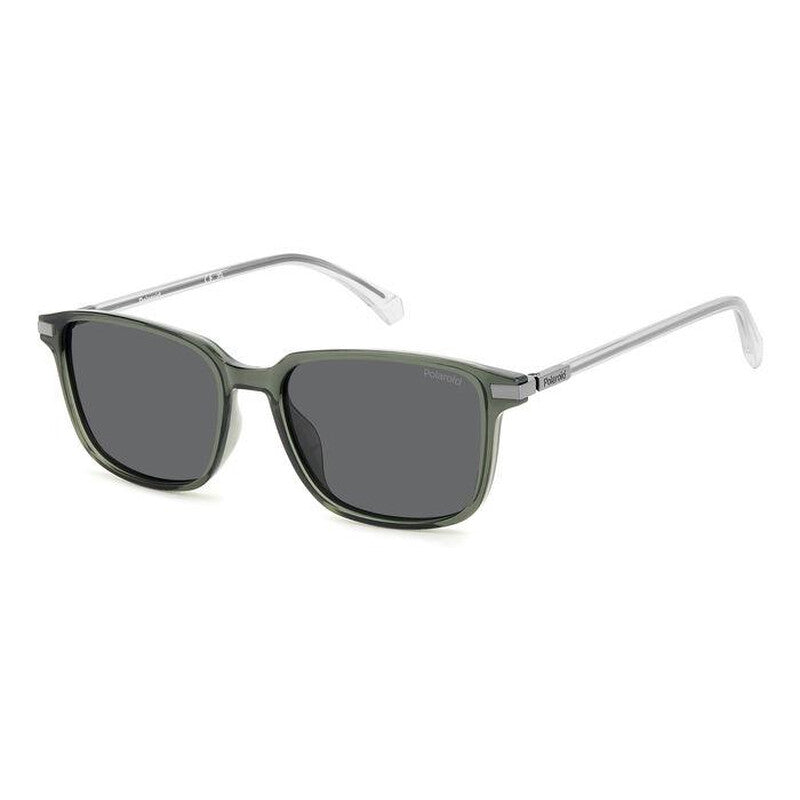 Polarized Grey Square Men's Sunglasses