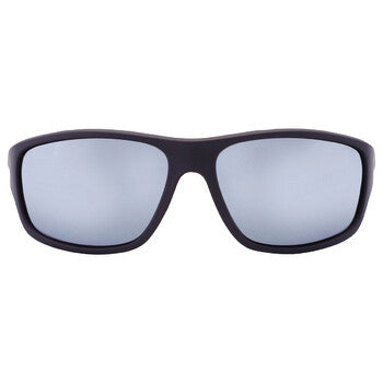 Polarized Grey Wrap Men's Sunglasses