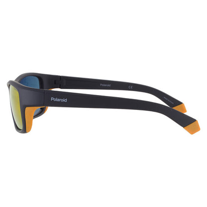 Polarized Red Multilayer Rectangular Men's Sunglasses