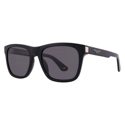 Silver Mirror Square Men's Sunglasses