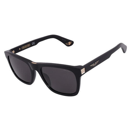 Silver Mirror Square Men's Sunglasses