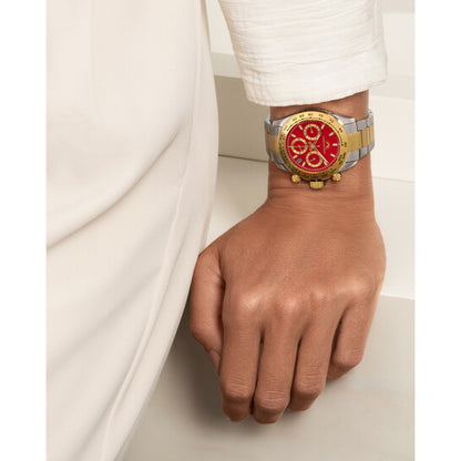 Alexis Chronograph Quartz Red Dial Ladies Watch