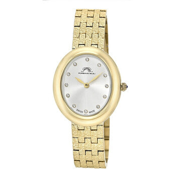 Angelica Quartz Silver Sunray Dial Ladies Watch