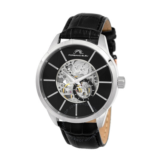 Porsamo Bleu, Cassius Automatic Black Dial Men's Watch