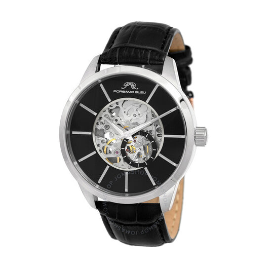 Porsamo Bleu, Cassius Automatic Black Dial Men's Watch