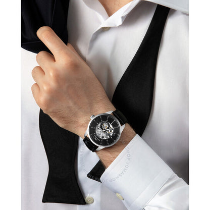 Porsamo Bleu, Cassius Automatic Black Dial Men's Watch