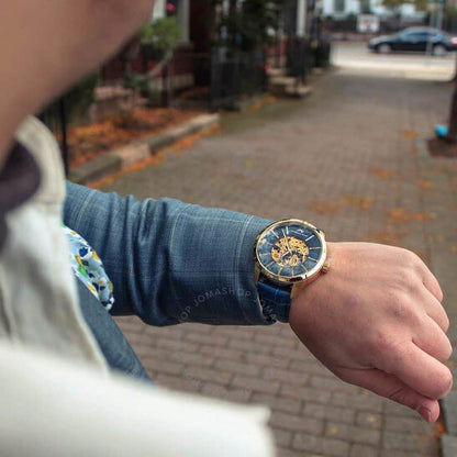 Porsamo Bleu, Cassius Automatic Blue Dial Men's Watch