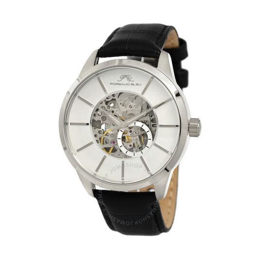 Porsamo Bleu, Cassius Automatic White Dial Men's Watch