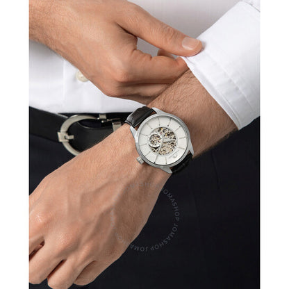 Porsamo Bleu, Cassius Automatic White Dial Men's Watch