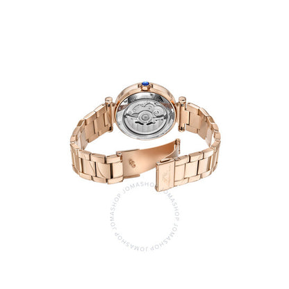 ساعة كوليت أوتوماتيكية للسيدات بمينا أبيض من بورسامو بلو