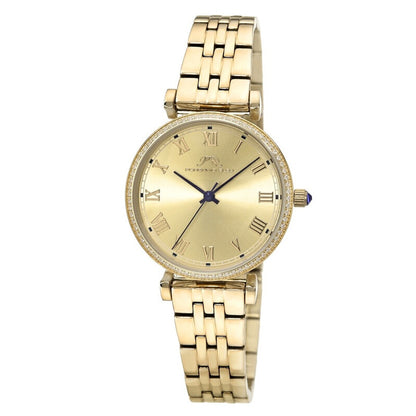 Emma Quartz Gold Dial Ladies Watch