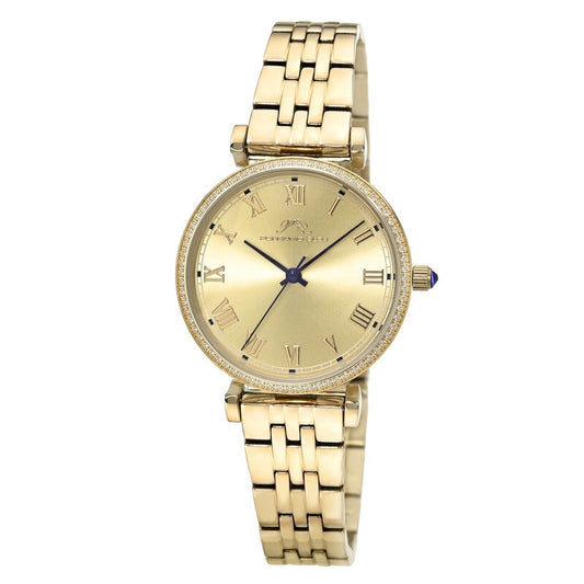 Emma Quartz Gold Dial Ladies Watch