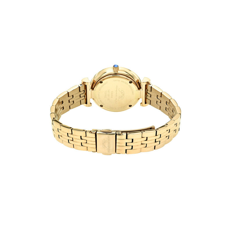 Emma Quartz Gold Dial Ladies Watch