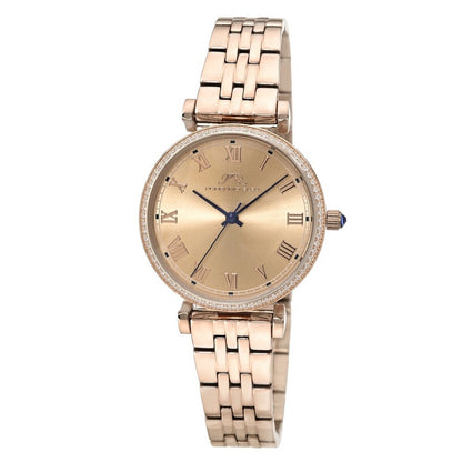 Emma Quartz Rose Gold Dial Ladies Watch