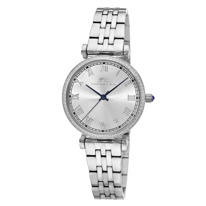 Emma Silver-tone Dial Ladies Watch