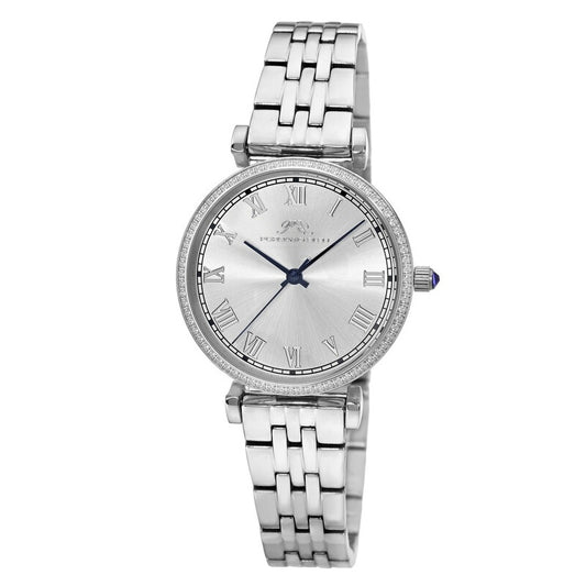 Emma Silver-tone Dial Ladies Watch