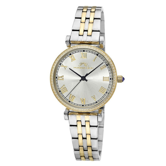 Emma Silver-tone Dial Ladies Watch