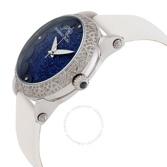 ساعة بورسامو بلو، جينيفيف كوارتز بمينا زرقاء للسيدات