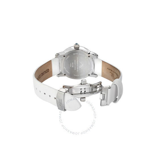 ساعة بورسامو بلو، جينيفيف كوارتز بمينا بيضاء للسيدات