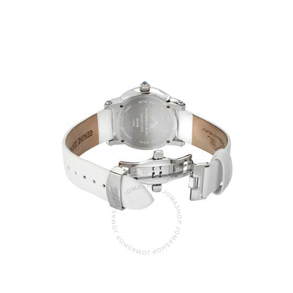 ساعة بورسامو بلو، جينيفيف كوارتز بمينا بيضاء للسيدات