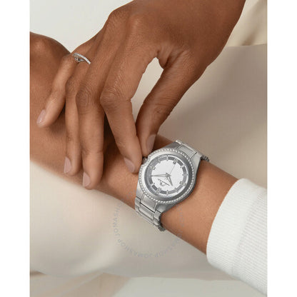 ساعة بورسامو بلو، جوليا كوارتز بمينا بيضاء للسيدات