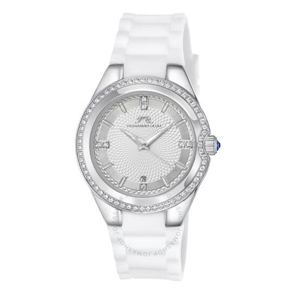 ساعة بورسامو بلو، جوليا كوارتز بمينا بيضاء للسيدات