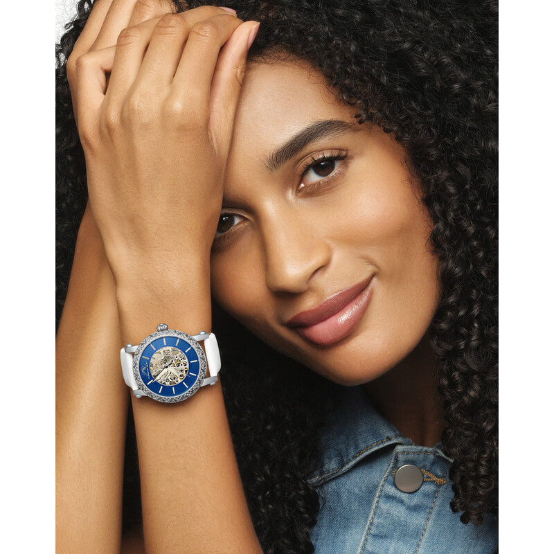 Liza Automatic Blue Dial Ladies Watch