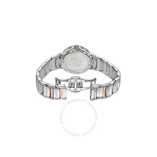 ساعة بورسامو بلو، لونا كوارتز بمينا وردي للسيدات