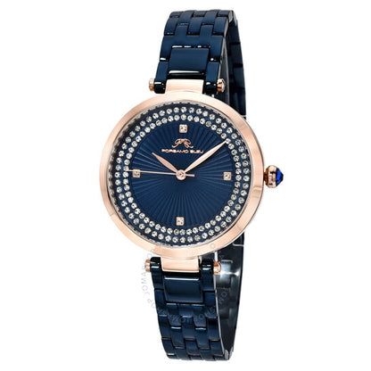 ساعة بورسامو بلو، ناتالي كوارتز بمينا زرقاء للسيدات