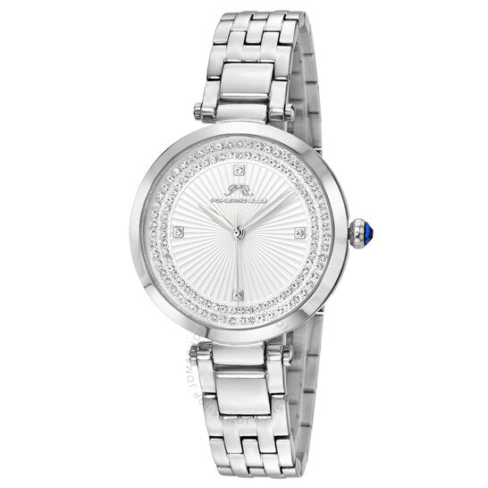 ساعة بورسامو بلو، ناتالي كوارتز بمينا بيضاء للسيدات